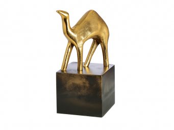 AK.JA0152 GOLD CAMEL DEKOR 16,5*25,5 CM